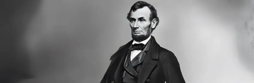 Manipulated Portrait of Abraham Lincoln (1860).