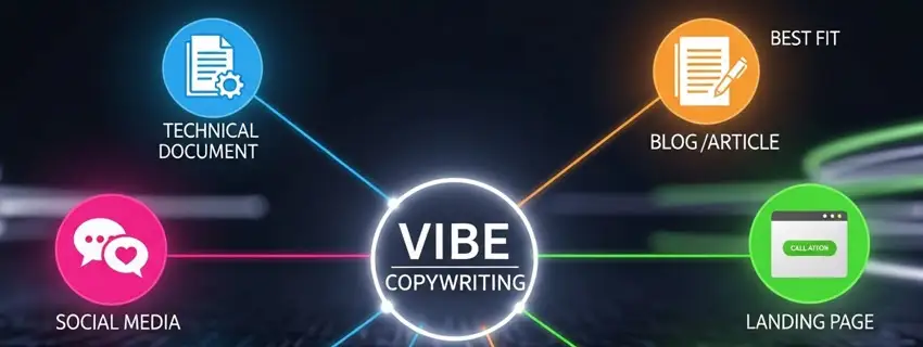 When does Vibe Copywriting ‘work’ best?